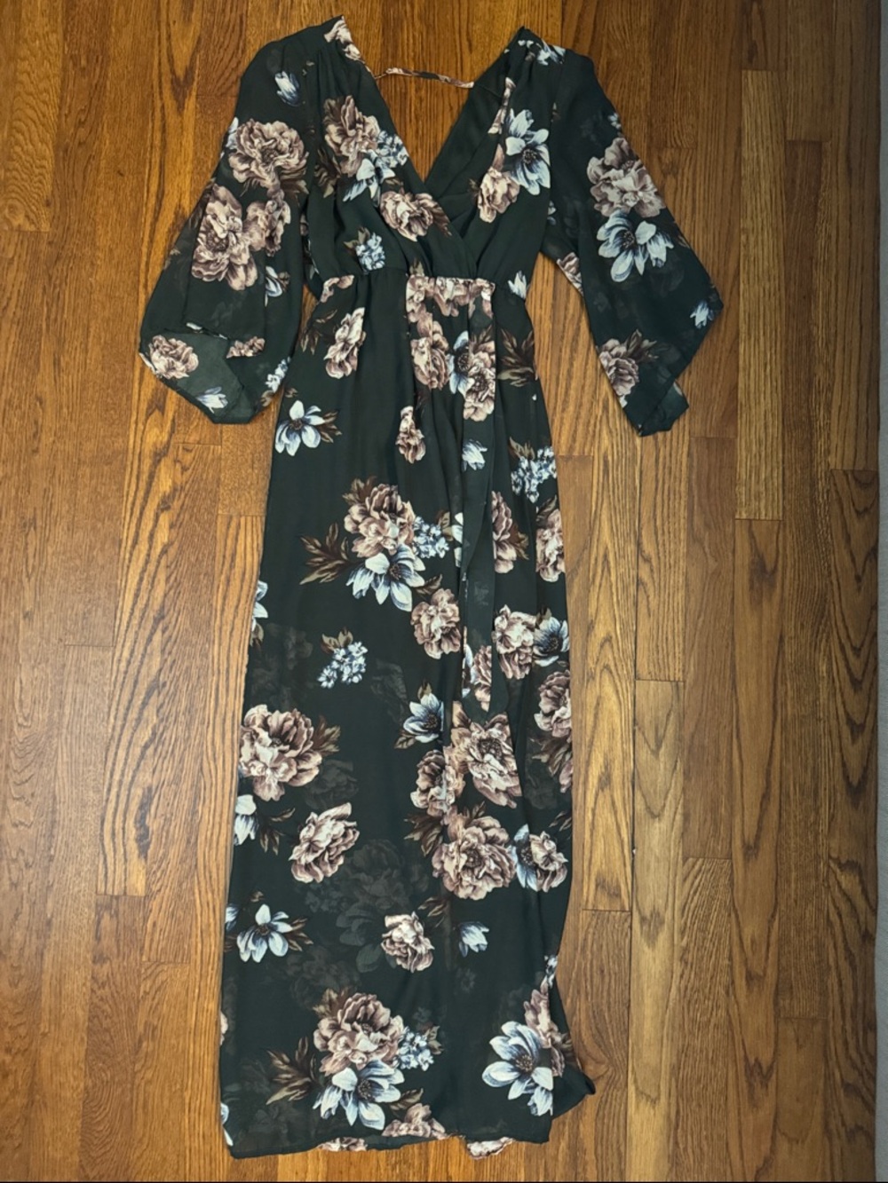 Bailey Blue Floral Maxi Dress